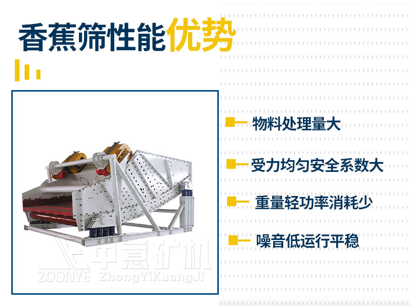 香蕉筛特点