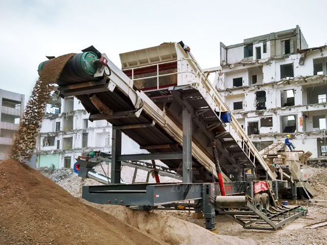 深圳华楠日产2000吨建筑废料再生利用项目案例
